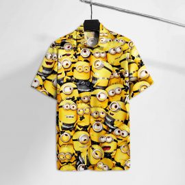 Gift Ideas Minion Hawaiian Shirt  Adorable Minions Hawaii Tshirt 2022 SR01