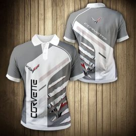 Gift For Husband Gift For Dad Chevrolet Corvette Supercar 3K567 Fan Gift 3D Polo Shirt