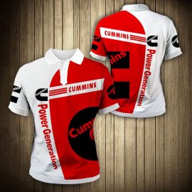 Gift For Husband Gift For Dad Cummins Inc 3K651 Fan Gift 3D Polo Shirt