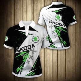 Gifts For Him Gift For Husband Gift For Dad Skoda Auto 3K705 Fan Gift 3D Polo Shirt