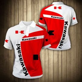 Gifts For Him Gift For Husband Gift For Dad Kawasaki Motor 3K725 Fan Gift 3D Polo Shirt