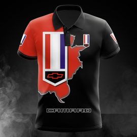 Gifts For Him Gift For Husband Gift For Dad Chevrolet Camaro Sport Car 3K745 Fan Gift 3D Polo Shirt