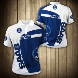 Gifts For Him Gift For Husband Gift For Dad Saab Automobile 3K797 Fan Gift 3D Polo Shirt