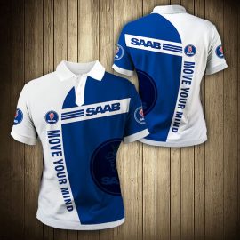 Gifts For Him Gift For Husband Gift For Dad Saab Automobile 3K798 Fan Gift 3D Polo Shirt