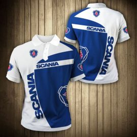Gifts For Him Gift For Husband Gift For Dad Scania Automobile 3K801 Fan Gift 3D Polo Shirt