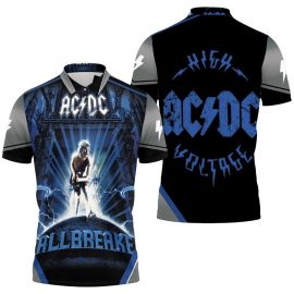 Gift Ideas Acdc Ball Break Album Music Band Fan Gift 3D All Over Print Polo Shirt SR1766