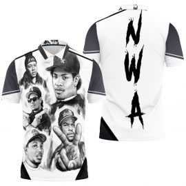 Gift Ideas N.W.A. Group Member S Black And White Clan Hip Hop Fan Gift 3D All Over Print Polo Shirt SR1738