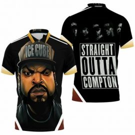Gift Ideas N.W.A. Ice Cube Straight Outta Compton Clan Hip Hop Fan Gift 3D All Over Print Polo Shirt SR1725