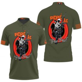 Gift Ideas Pepe Le Pew Pew Pew Fan Gift 3D All Over Print Polo Shirt SR1677