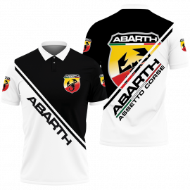 Gift Ideas Logo Abarth Sport Car Fan Gift 3D All Over Print Polo Shirt II0 SR1579
