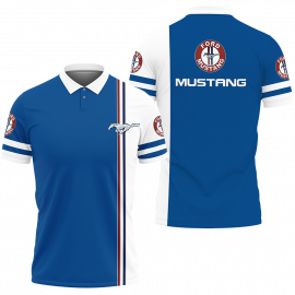 Gift Ideas Ford Mustang Luxury Sport Car Fan Gift 3D All Over Print Polo Shirt II0 SR1562
