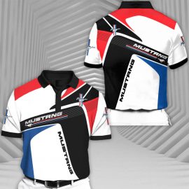Gift Ideas Ford Mustang Luxury Car Fan Gift 3D All Over Print Polo Shirt II0 SR1558