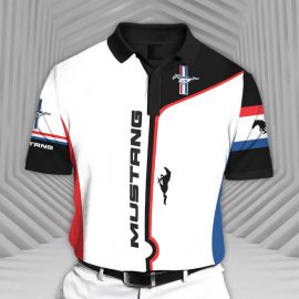 Gift Ideas Ford Mustang Luxury Car Fan Gift 3D All Over Print Polo Shirt II0 SR1537