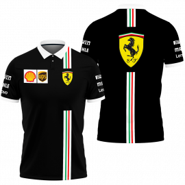 Gift Ideas Scuderia Ferari F1 Luxury Car Fan Gift 3D All Over Print Polo Shirt II0 SR1528