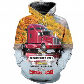 Gift For Him Gift For Husband Kenworth I Am A Truck Driver Hoodie LP6