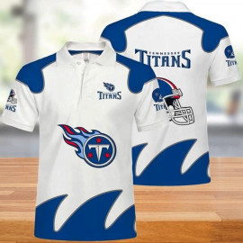 Gift For Him Gift For Husband Tennessee Titans  5 Polo Shirt L98