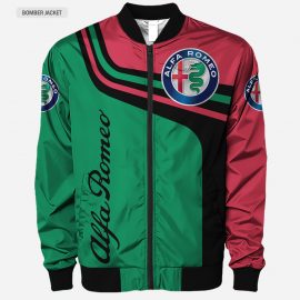 Alfa Romeo 3D Men Bomber Jacket Mh68