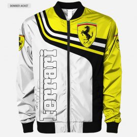Ferrari 3D Men Bomber Jacket Mh37