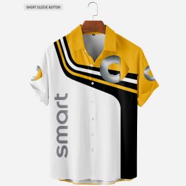 Smart Cool Design Racing Style Hawaiian Button Shirt Gift Idea For Fan I