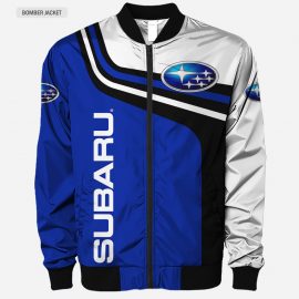 Subaru Cool Design Racing Style Bomber Jacket Gift Idea For Fan I