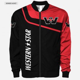 Wester Star Cool Design Racing Style Bomber Jacket Gift Idea For Fan I