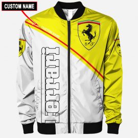 Gift For Him Gift For Husband Ferrari Full Printing Bomber Jacket LP13