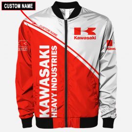 Gift For Him Gift For Husband Kawasaki Heavy Industries Full Printing Bomber Men Jacket LP77
