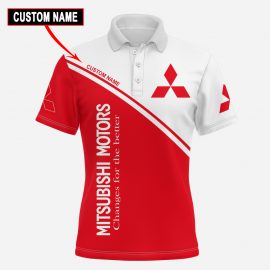 Gift For Him Gift For Husband Mitsubishi Full Printing Polo Shirt LP53