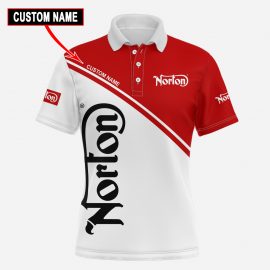 Gift For Him Gift For Husband Norton Motorcycle Company Full Printing Polo Shirt LP46