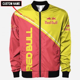 Gift For Him Gift For Husband Red Bull Full Printing Bomber Men Jacket LP35
