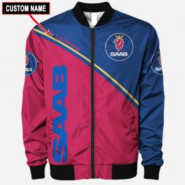 Gift For Him Gift For Husband SAAB Full Printing Bomber Men Jacket LP34