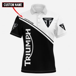 Gift For Him Gift For Husband Triumph Motorcycles Full Printing Polo Shirt LP14