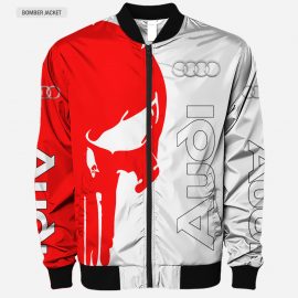 Audi Cool Design Racing Style Bomber Jacket Gift Idea For Fan II