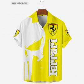 Gift For Him Gift For Husband Ferrari Full Printing Luxury Car Hawaiin Shirt LP14