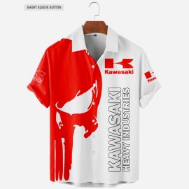 Gift For Him Gift For Husband Kawasaki Heavy Industries Full Printing Hawaiian Shirt PL23