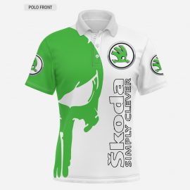 Gift For Him Gift For Husband Skoda Full Printing Polo Shirt LP71