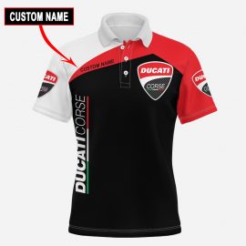 Gift For Him Gift For Husband DuCati Corse Full Printing Polo Shirt LP20