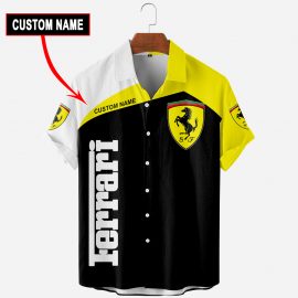 Gift For Him Gift For Husband Ferrari Full Printing Luxury Car Hawaiin Shirt LP30