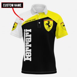 Gift For Him Gift For Husband Ferrari Full Printing Polo Shirt LP30