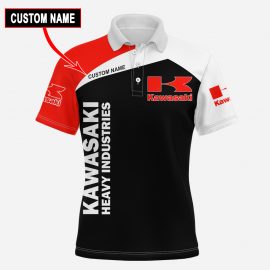 Gift For Him Gift For Husband Kawasaki Heavy Industries Full Printing Polo Shirt LP55