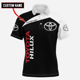Gift For Him Gift For Husband Toyota Hilux Full Printing Polo Shirt LP85