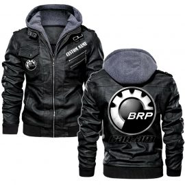 Can Am motorcycles Personalized Leather Jacket Warm Jacket Winter Outer Wear