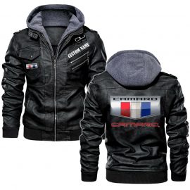 Chevrolet Camaro Personalized Leather Jacket Warm Jacket Winter Outer Wear
