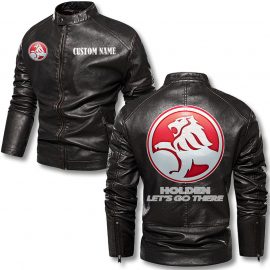 Holden Personalized Stand Collar Leather Jacket Warm Jacket Winter Outer Wear