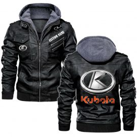 Kubota Personalized Leather Jacket Warm Jacket Winter Outer Wear