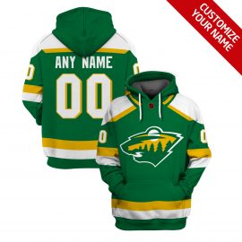 Personalized Name And Number Reverse Retro Jerseys Minnesota Wild