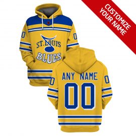 Personalized Name And Number Reverse Retro Jerseys St. Louis Blues