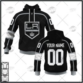 Personalized Men Los Angeles Kings Fanatics Branded Black Home Jersey