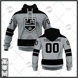 Personalized Men Los Angeles Kings Fanatics Branded Gray Alternate Break Home Jersey