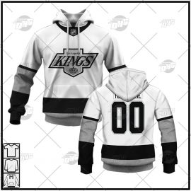 Personalized Men Los Angeles Kings White Alternate Primegreen Pro Home Jersey
